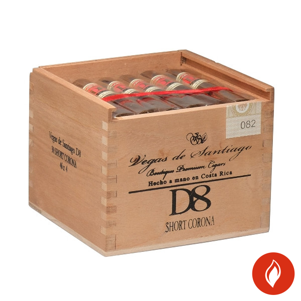 Vegas de Santiago D8 Classic Short Corona Zigarren Kiste