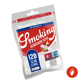 Smoking Classic Slim Long Filter Klebefläche Packung