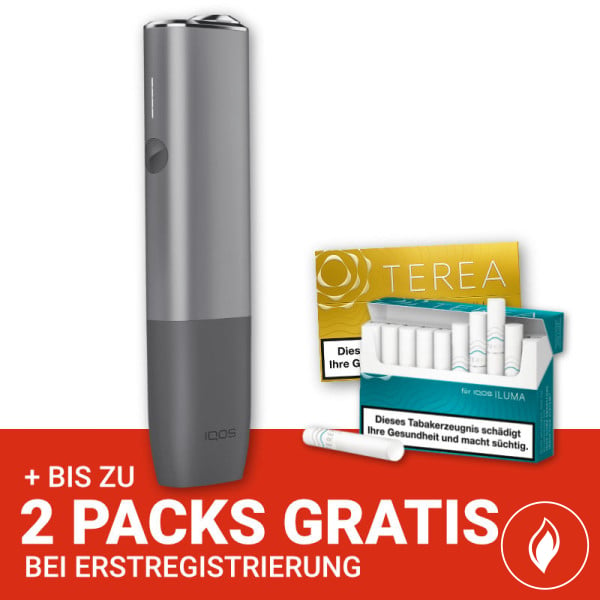 IQOS Iluma One Pebble Grey + gratis TEREA Sticks bei Registrierung