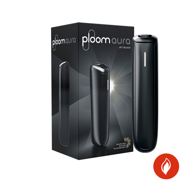 Ploom Aura Device Jet Black mit Packung