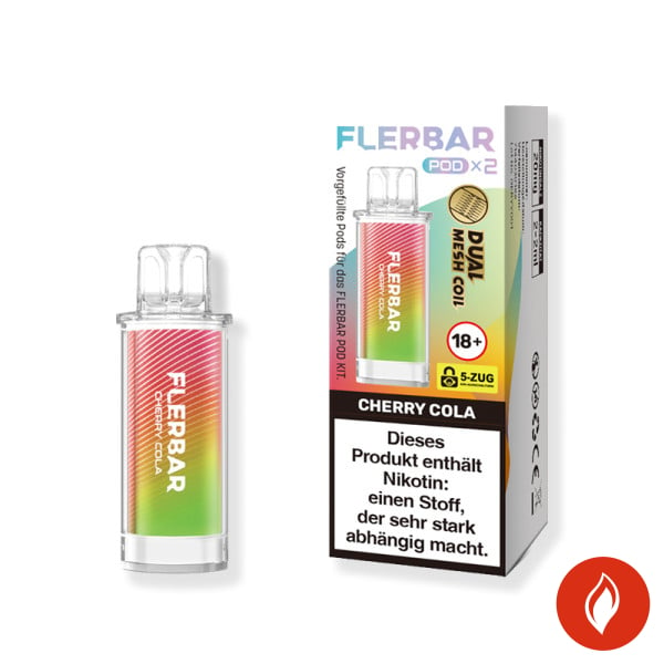 Flerbar Cherry Cola 20mg Prefilled Pods