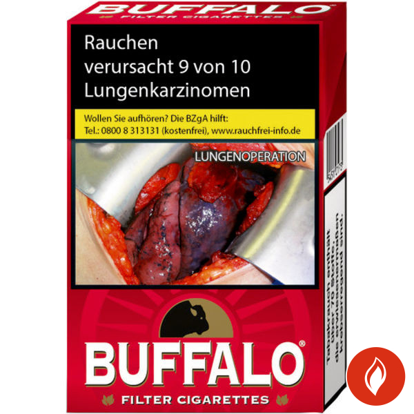 Buffalo Red Original Pack Zigaretten Stange