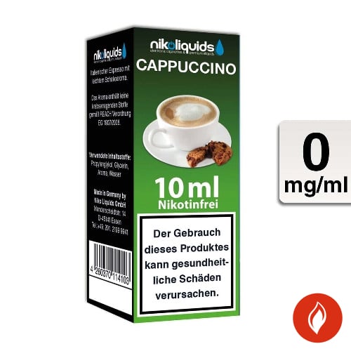 E-Liquid Nikoliquids Cappuccino 0 mg 70 Pg 30 Vg