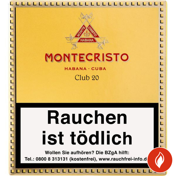 Montecristo Club Zigarillos 20er Schachtel