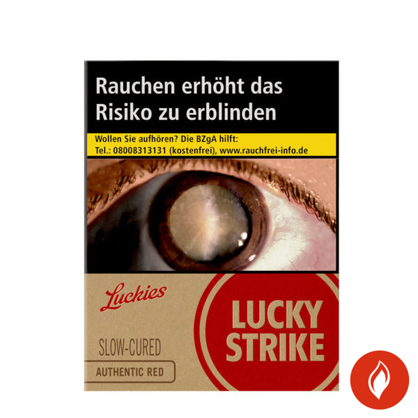 Lucky Strike Authentic Red XXL Zigaretten Schachtel