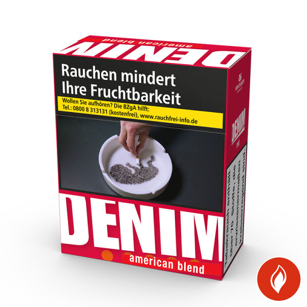 Denim Red XXXL Zigaretten Schachtel
