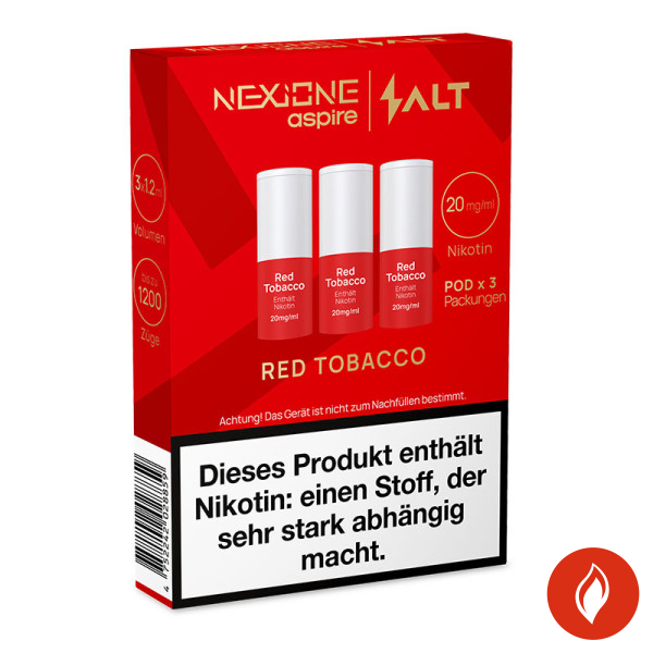 Nexione Salt Red Tobacco 20mg Pods Packung