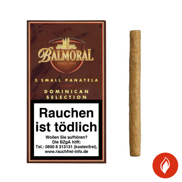 Balmoral Dominican Selection Small Panatela Zigarren Schachtel