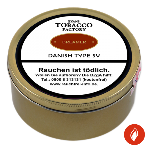 Tobacco Factory Rot Dreamer Danish Blend Pfeifentabak Dose
