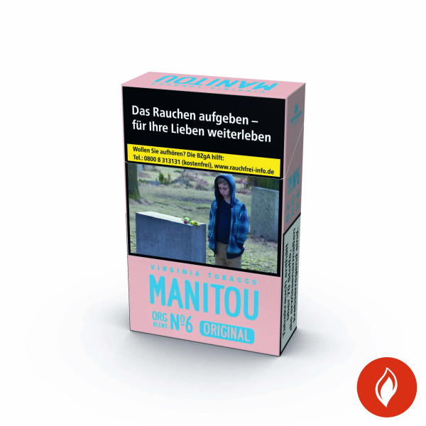 Manitou Pink No.6 Original Pack Zigaretten Schachtel