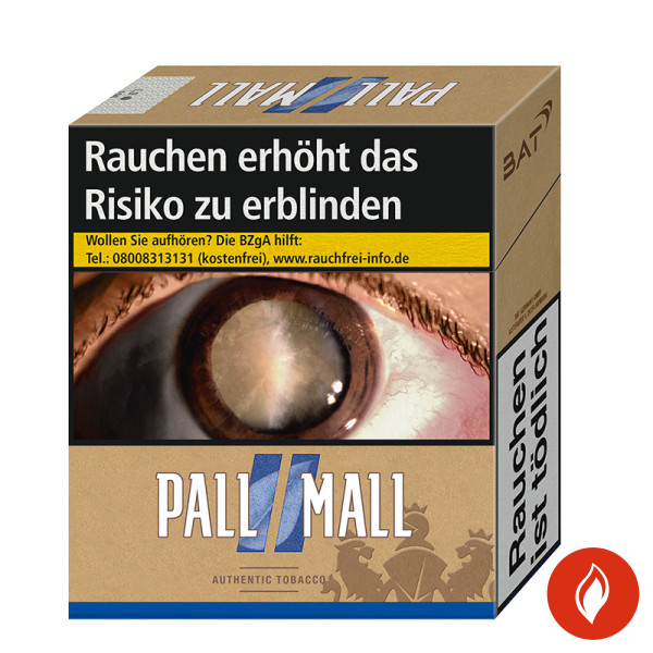 Pall Mall Authentic Blue Super Zigaretten Schachtel