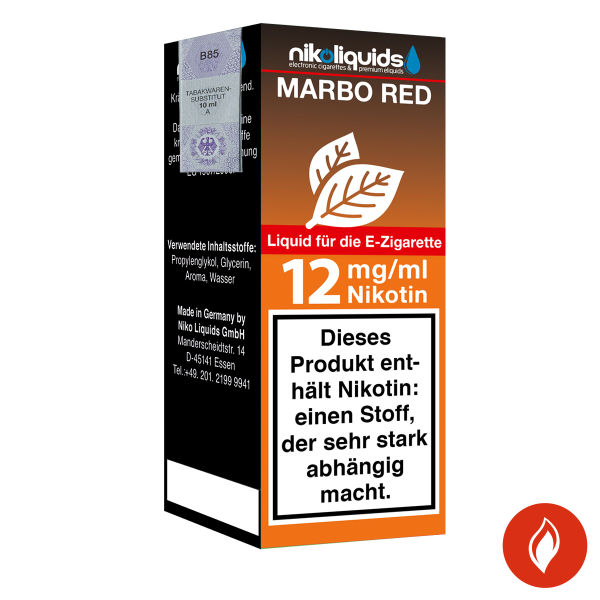 E-Liquid Nikoliquids Marbo Red 12 mg 70 Pg 30 Vg