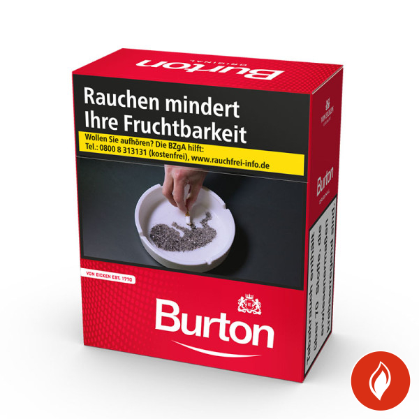 Burton Red XXXL Zigaretten Packung
