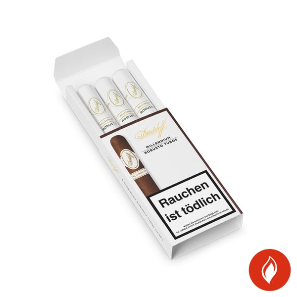 Davidoff Millennium Robusto Tubos Zigarren Schachtel