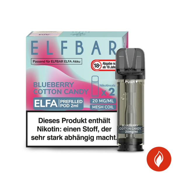 Elfbar Elfa Pods Blueberry Cotton Candy - 20mg Nikotin