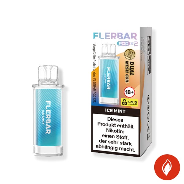 Flerbar Ice Mint 20mg Prefilled Pods