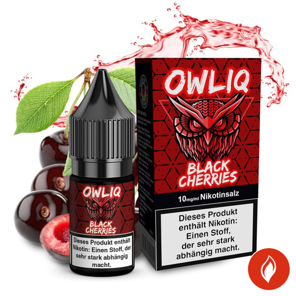 Owliq Black Cherries 10mg Nikotinsalz Liquid