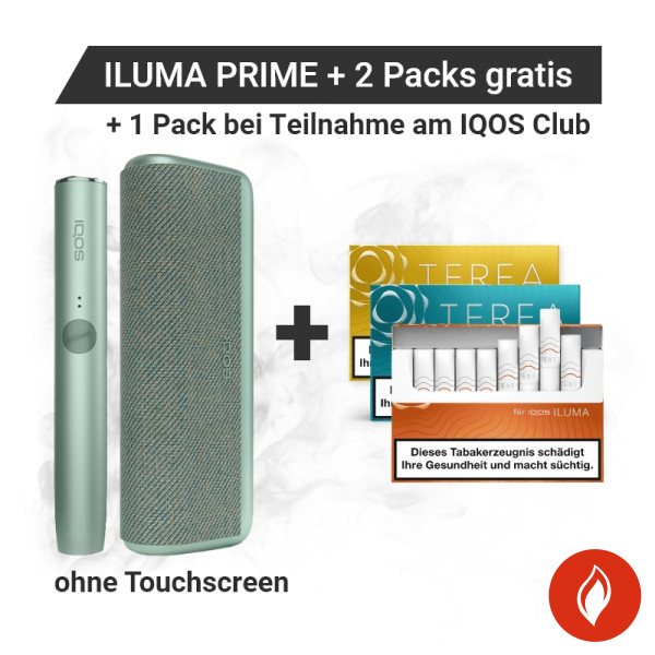 IQOS ILUMA PRIME Jade Green + gratis TEREA Sticks bei Registrierung
