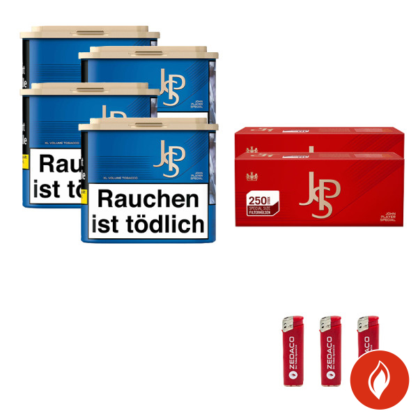 JPS Volumentabak Blue S Dose Aktion Large Extra Hülsen