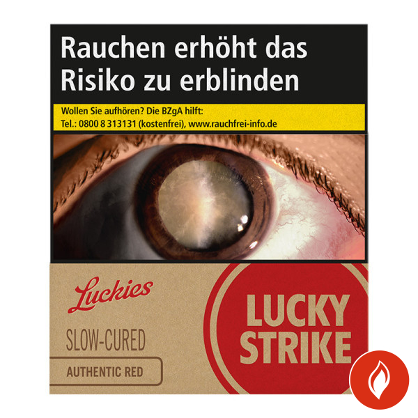Lucky Strike Authentic Red Super Zigaretten Einzelschachtel