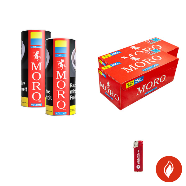 Moro Volumentabak Red L Dose Aktion Small Extra Hülsen