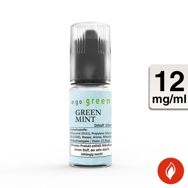 E-Liquid Ego Green Green Mint 12 mg