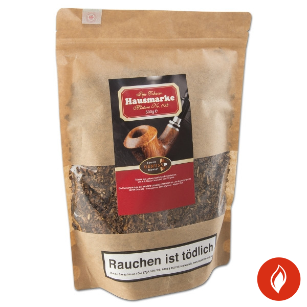 Ermuri-Hausmarke No. 1 / 92 Pfeifentabak Beutel