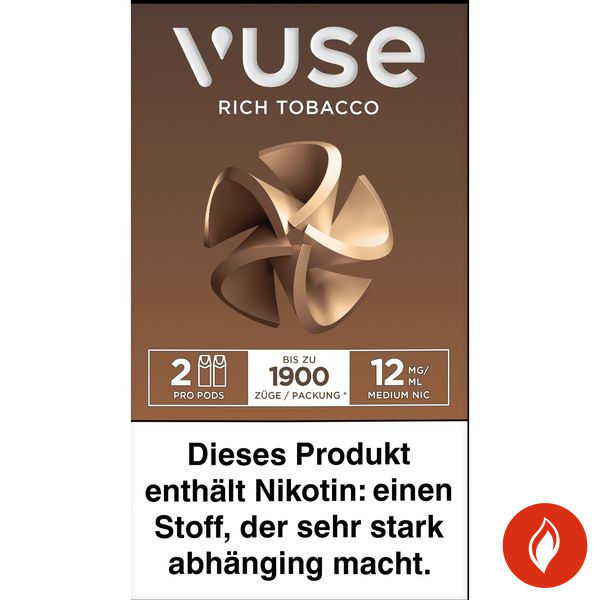 Vuse Pro Caps Rich Tobacco 12mg Liquidpods