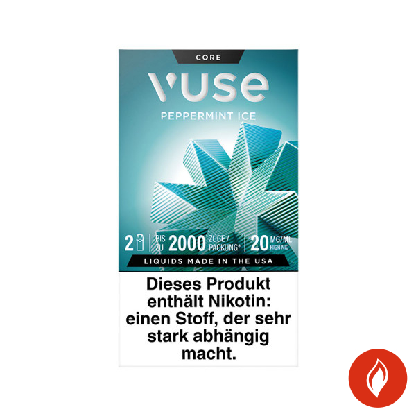 Vuse Peppermint Ice 20mg Prefilled Pods Front