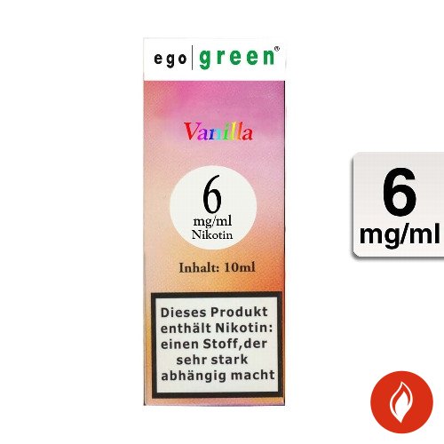 E-Liquid EGO GREEN Vanilla 6 mg