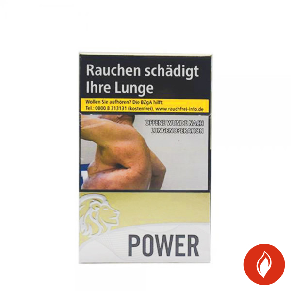 Power Gold OP Zigaretten Schachtel