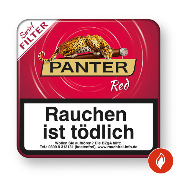 Panter Swirl Red Filter Zigarillos 20er Schachtel