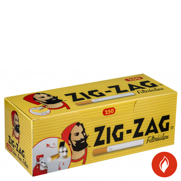 Zig Zag Filterhülsen 250 Packung