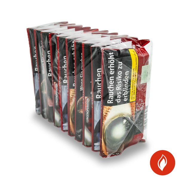 Power Red American Blend Tabak Pouch Gebinde