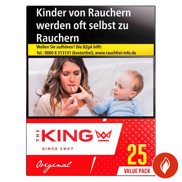 King Red Value Pack Zigaretten Schachtel