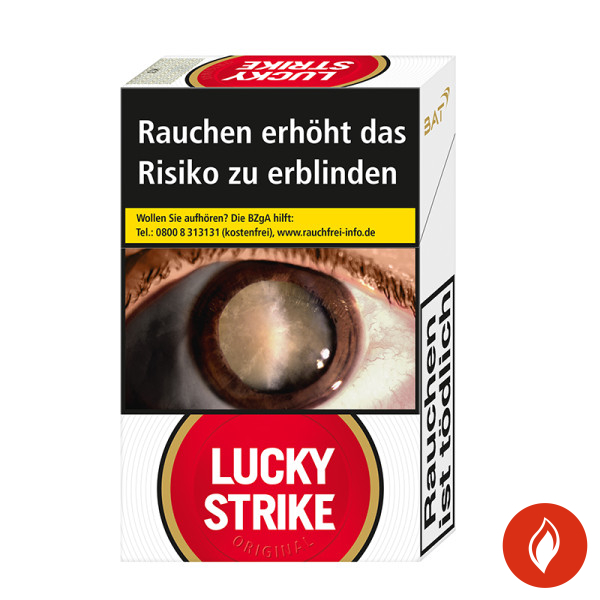 Lucky Strike Red OP Zigaretten Schachtel