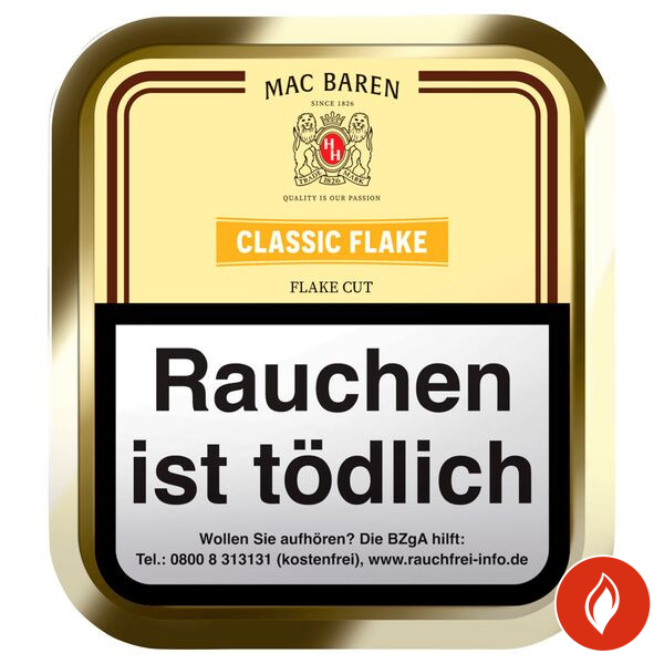 Mac Baren Classic Flake Pfeifentabak Dose