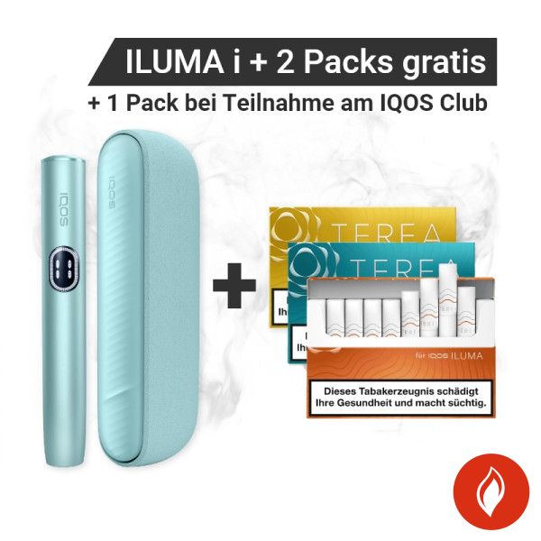 IQOS ILUMA i Breeze Blue + Gratis TEREA Packs