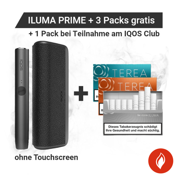 IQOS Iluma Prime Obsidian Black + gratis TEREA Sticks bei Registrierung