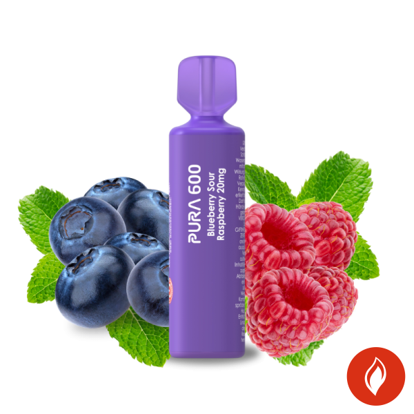 Pura 600 Blueberry Sour Raspberry 20mg Einweg E-Zigarette