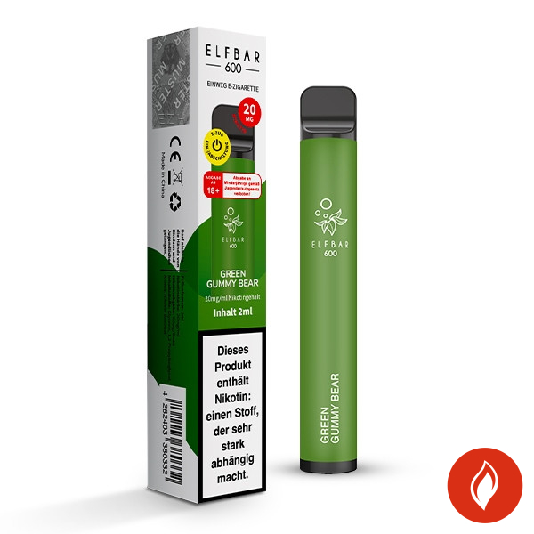 Elfbar CP Green Apple 20mg Einweg E-Zigarette