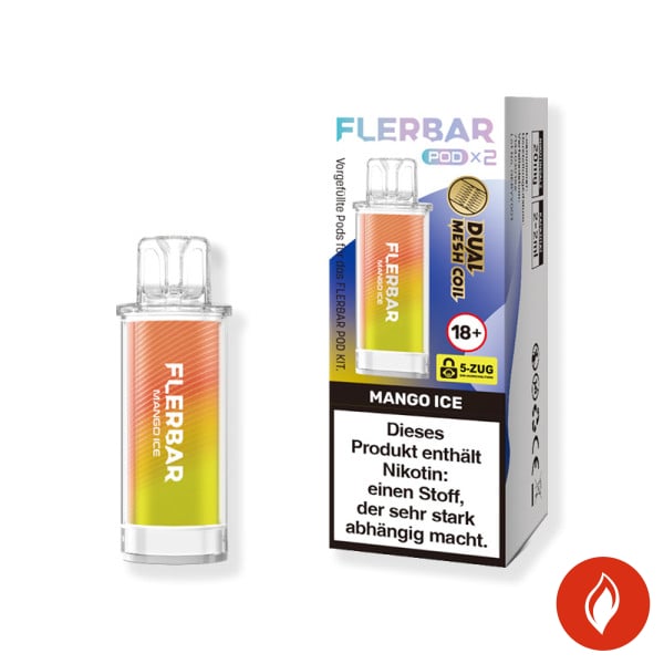 Flerbar Mango Ice 20mg Prefilled Pods