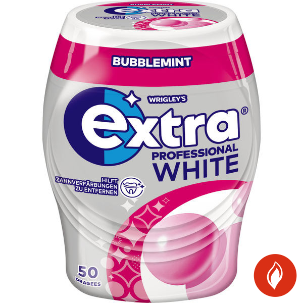 Wrigley's Extra Professional White Bubblemint ohne Zucker Dose