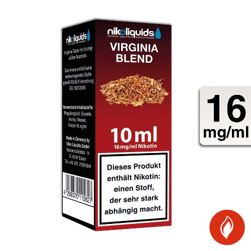 E-Liquid Nikoliquids Virginia Blend 16 mg
