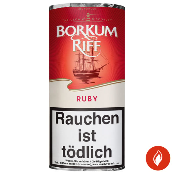 Borkum Riff Ruby Pfeifentabak Pouch