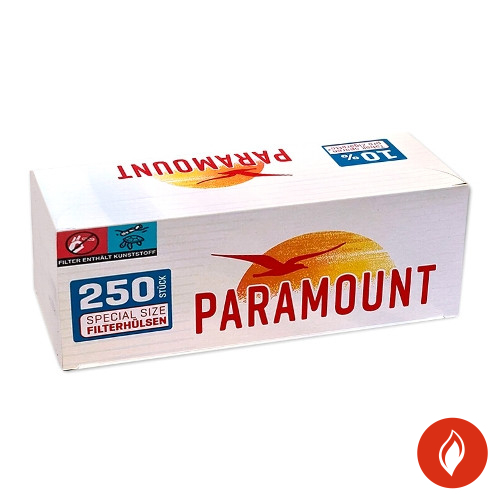 Paramount Filterhülsen Special Size 250 Stück Packung