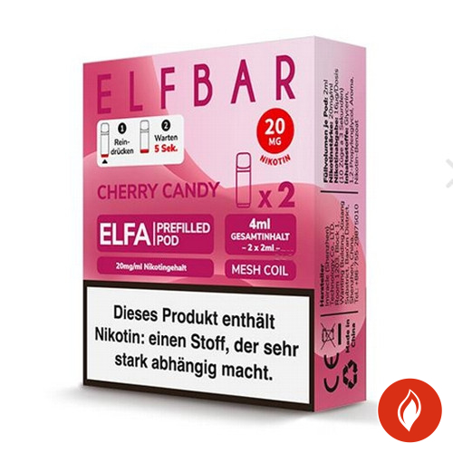 Elfa Elfbar Prefilled Pods CP Cherry Candy 20mg Einweg
