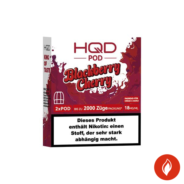 HQD Cirak 2 Blackberry Cherry 18mg Prefilled Pods