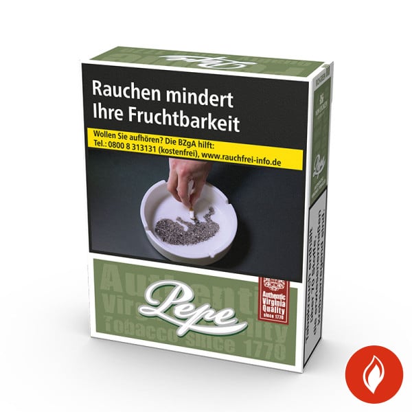 Pepe Rich Green Big Pack Zigaretten Schachtel