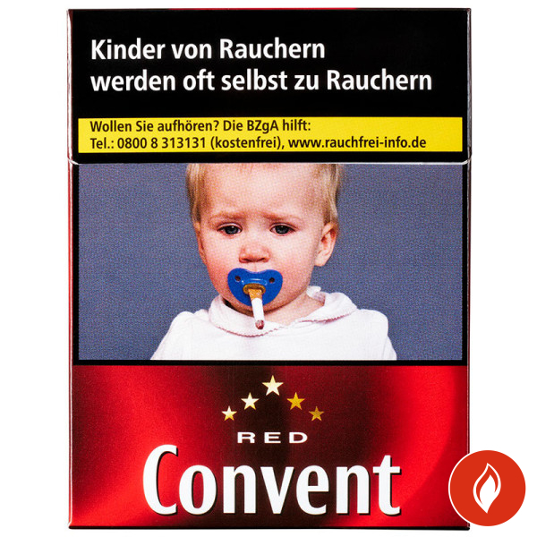 Convent Red Mega Zigaretten Schachtel